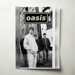 Oasis – Manchester Street Band Photo Fine Art Music Poster