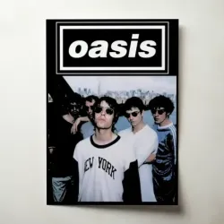 Oasis – New York Band Photo Fine Art Music Poster