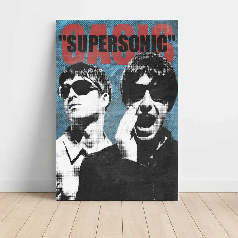 Oasis – Supersonic Fine Art Music Poster
