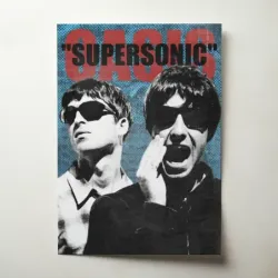 Oasis – Supersonic Fine Art Music Poster