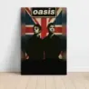 Oasis – Union Jack Portrait Fine Art Music Poster