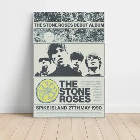 The Stone Roses – Spike Island 1990 Fine Art Concert Poster
