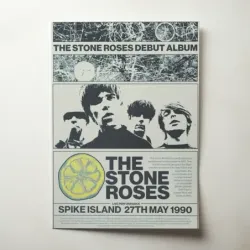 The Stone Roses – Spike Island 1990 Fine Art Concert Poster