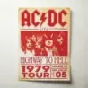 AC/DC – Highway To Hell Tour 1979 Oakland Fine Art Concert Poster