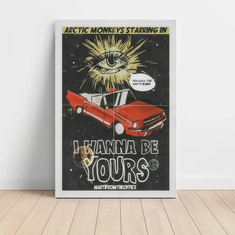 Arctic Monkeys – I Wanna Be Yours Fine Art Music Poster