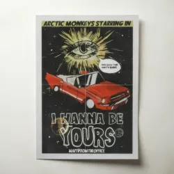 Arctic Monkeys – I Wanna Be Yours Fine Art Music Poster