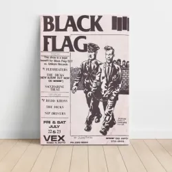 Black Flag – Vex Fine Art Concert Poster