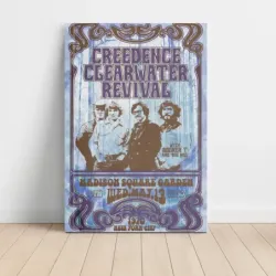 Creedence Clearwater Revival – Madison Square Garden 1970 Fine Art Concert Poster