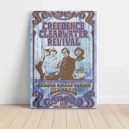 Creedence Clearwater Revival – Madison Square Garden 1970 Fine Art Concert Poster