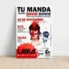 David Bowie – Tu Manda Laika Miniclub Fine Art Music Poster