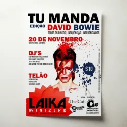 David Bowie – Tu Manda Laika Miniclub Fine Art Music Poster