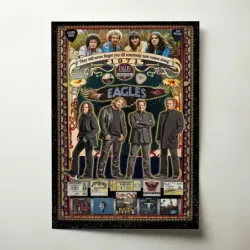 Eagles – 1971 Collage Fine Art Music Poster