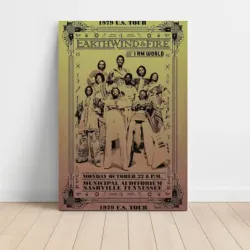 Earth Wind and Fire – 1979 US Tour Nashville Fine Art Concert Poster