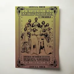 Earth Wind and Fire – 1979 US Tour Nashville Fine Art Concert Poster