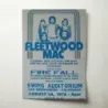 Fleetwood Mac – Swing Auditorium San Bernardino 1976 Fine Art Concert Poster