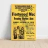 Fleetwood Mac – University of Pittsburgh Johnstown 1975 Fine Art Concert Poster