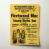 Fleetwood Mac – University of Pittsburgh Johnstown 1975 Fine Art Concert Poster