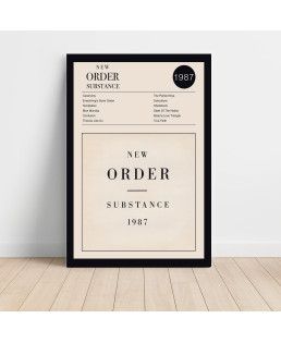 New Order – Substance Fine Art Album Poster