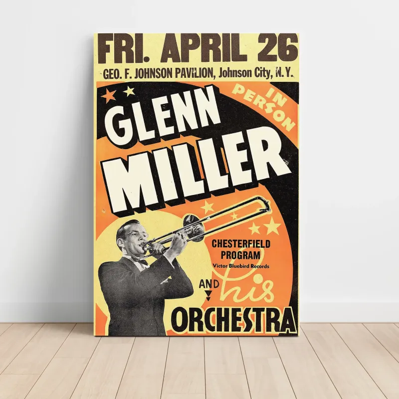 Glenn Miller – Johnson City Fine Art Concert Poster