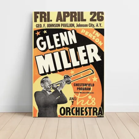 Glenn Miller – Johnson City Fine Art Concert Poster