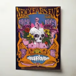 Grateful Dead – New Years Eve 1968 Winterland Fine Art Concert Poster
