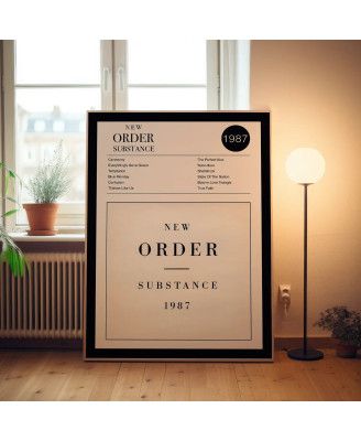 New Order – Substance Fine Art Album Poster