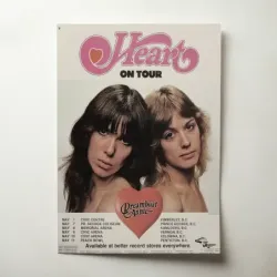 Heart – Dreamboat Annie On Tour Fine Art Concert Poster