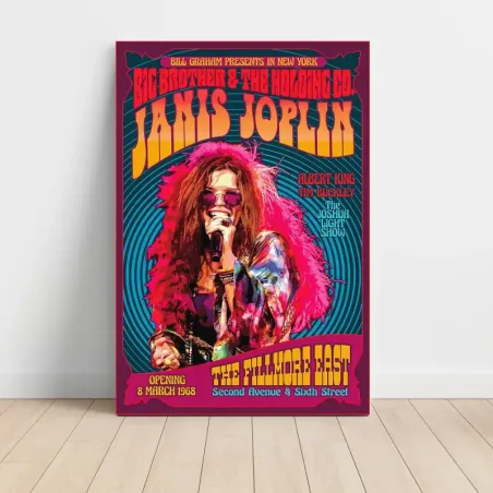 Janis Joplin – Fillmore East 1968 Fine Art Concert Poster