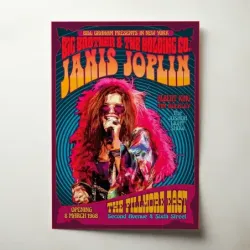 Janis Joplin – Fillmore East 1968 Fine Art Concert Poster