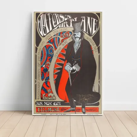 Jefferson Airplane – Fillmore Auditorium Fine Art Concert Poster