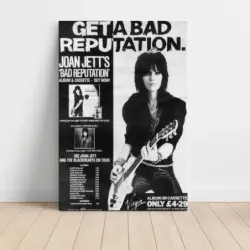 Joan Jett – Bad Reputation Fine Art Music Poster