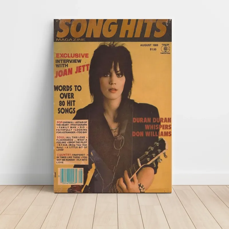 Joan Jett – Song Hits Magazine 1983 Fine Art Music Poster