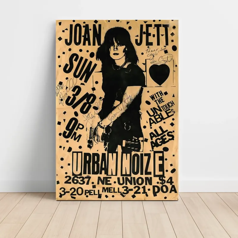 Joan Jett – Urban Noize Fine Art Concert Poster