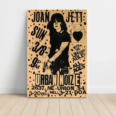 Joan Jett – Urban Noize Fine Art Concert Poster