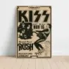 Kiss and Rush – Rockford Armory Fine Art Concert Poster