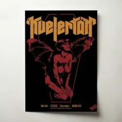 Kvelertak – Madrid 2016 Fine Art Concert Poster