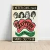 Led Zeppelin – Exeter Civic Hall 1968 Fine Art Concert Poster