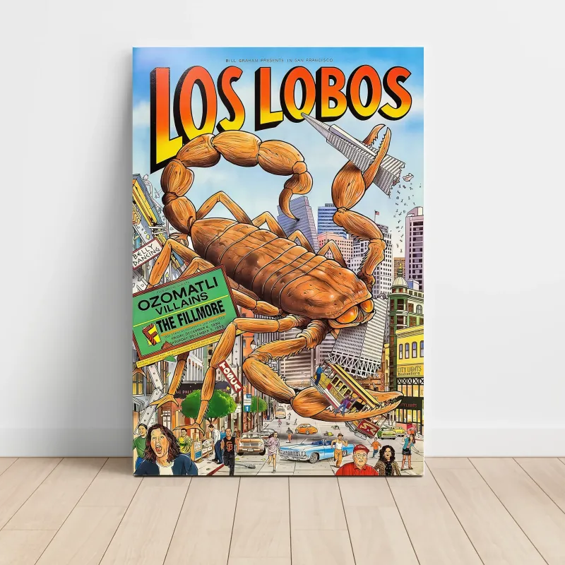 Los Lobos – The Fillmore San Francisco 1998 Fine Art Concert Poster