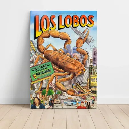 Los Lobos – The Fillmore San Francisco 1998 Fine Art Concert Poster