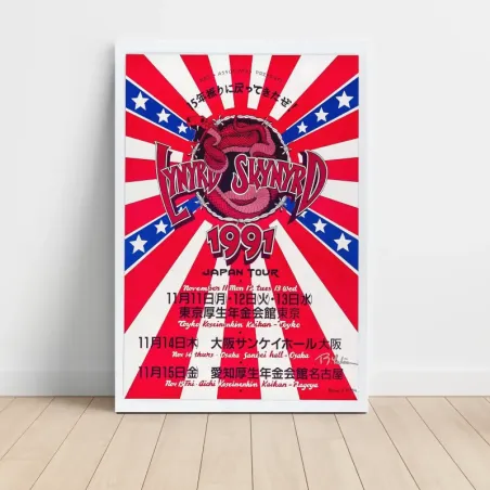 Lynyrd Skynyrd – Japan Tour 1991 Fine Art Concert Poster