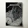 Metallica – Black and White Art Fine Art Music Poster