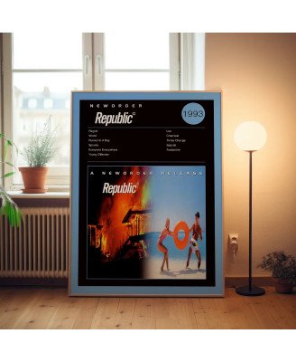 New Order – Republic Fine Art Album Poster