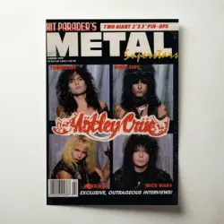 Mötley Crüe – Hit Parader's Metal Superstars 1990 Fine Art Music Poster