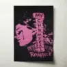 My Chemical Romance – Pink Stencil Portrait Fine Art Music Poster