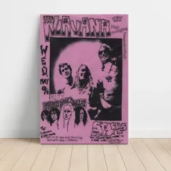Nirvana – Staches Sub Pop Fine Art Concert Poster