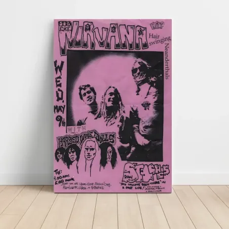 Nirvana – Staches Sub Pop Fine Art Concert Poster