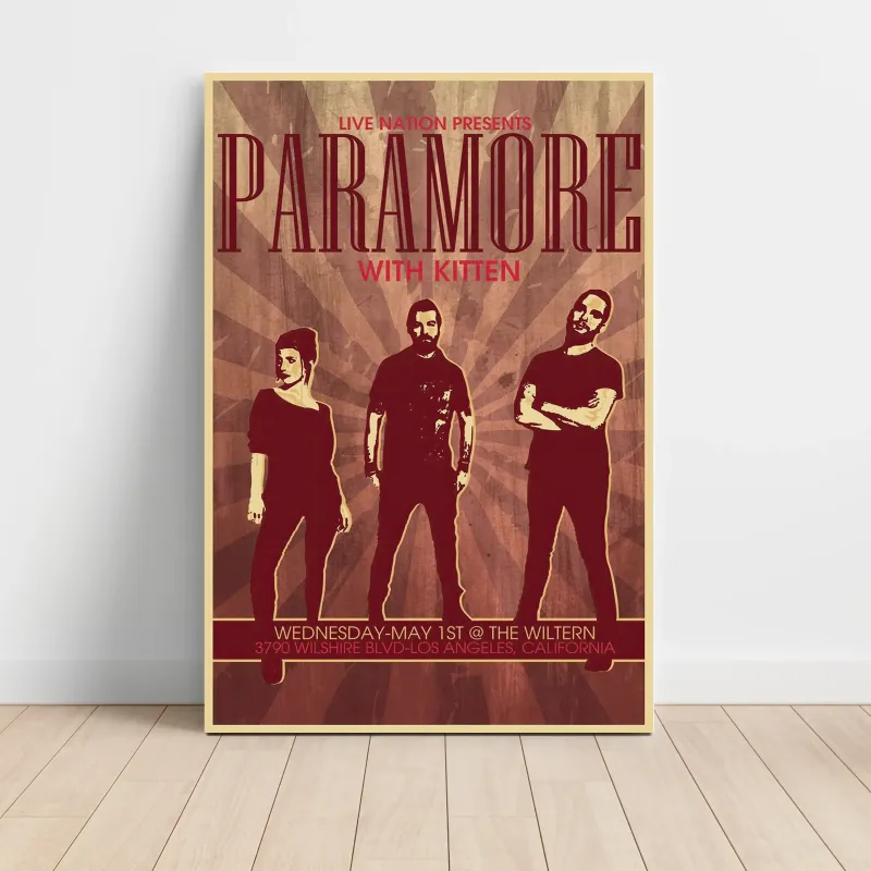 Paramore – The Wiltern Los Angeles Fine Art Concert Poster