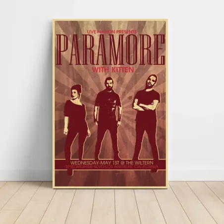 Paramore – The Wiltern Los Angeles Fine Art Concert Poster