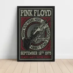 Pink Floyd – Wish You Were Here Abbey Road 1975 Fine Art Music Poster