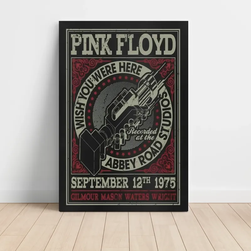 Pink Floyd – Wish You Were Here Abbey Road 1975 Fine Art Music Poster